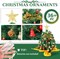 20in Mini Christmas Tree Artificial Small Christmas Tree with Lights (Green) 5.08"D x 5.35"W x 14.65"H